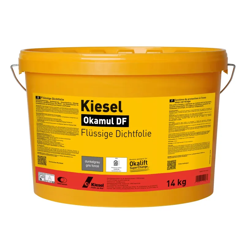 Kiesel Okamul DF - Folyékony tömítőfólia sötétszürke (14KG) Expressz szállítás