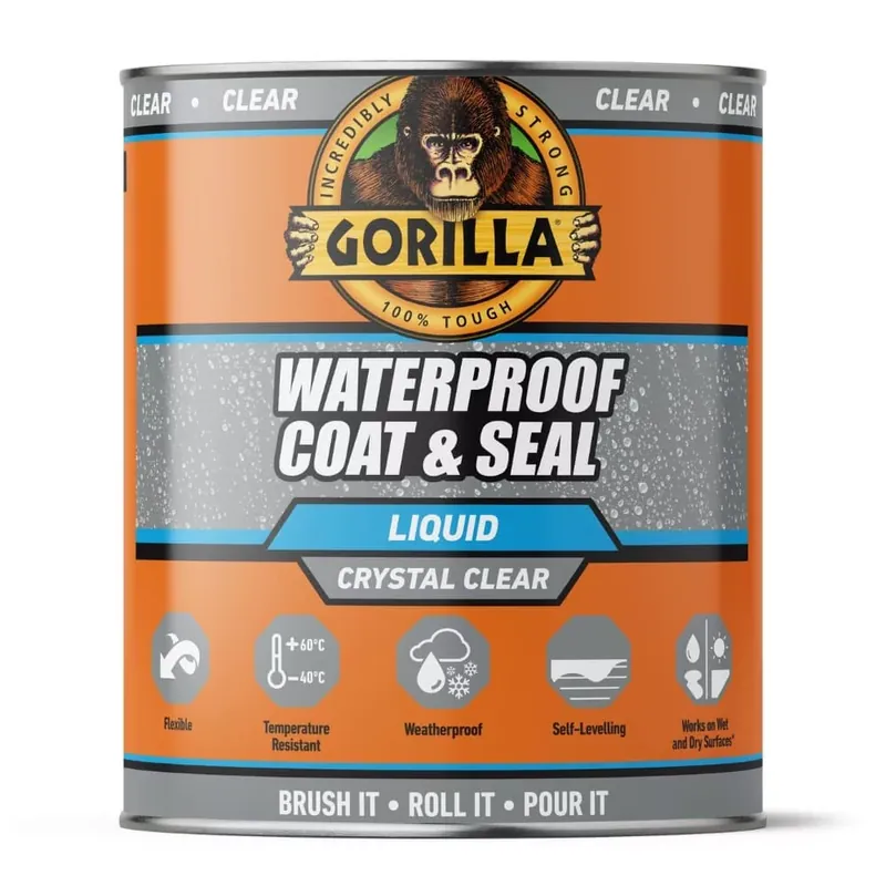Gorilla Coat & Seal Vízálló Bevonat és Tömítő Átlátszó 473ml Azonnali szállítás