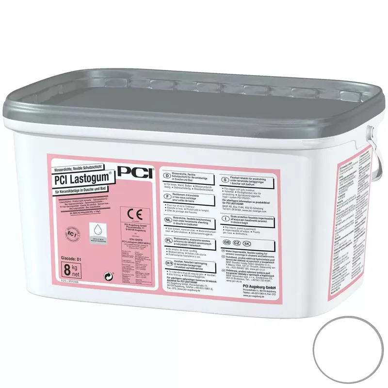 Azonnal elérhető PCI Lastogum vízálló, rugalmas védőréteg fehér 8 kg