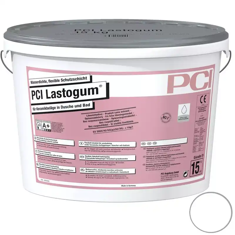 Olcsó PCI Lastogum vízálló, rugalmas védőréteg fehér 15 kg