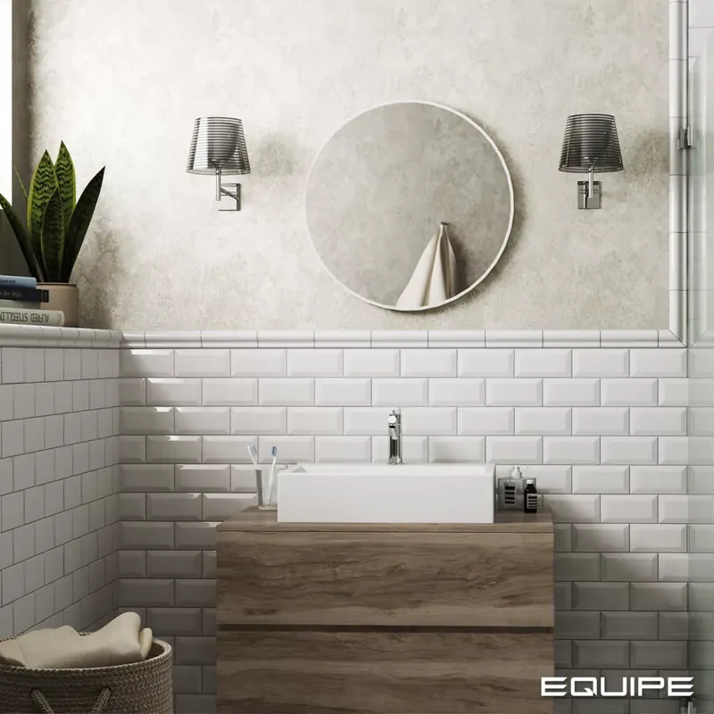 Biztonságos fizetés Equipe METRO 7,5X15 METRO WHITE 7,5X15 Fényes