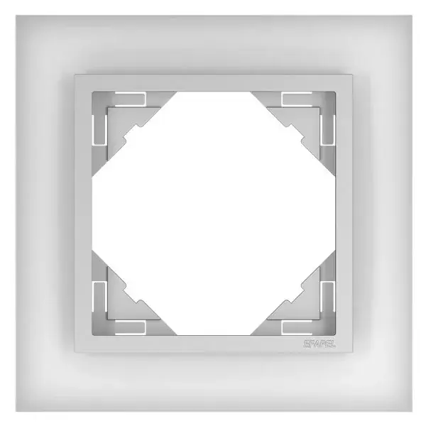 90910_TCA Crystal Egyes keret, kristály/alumínium Szuper ajánlat