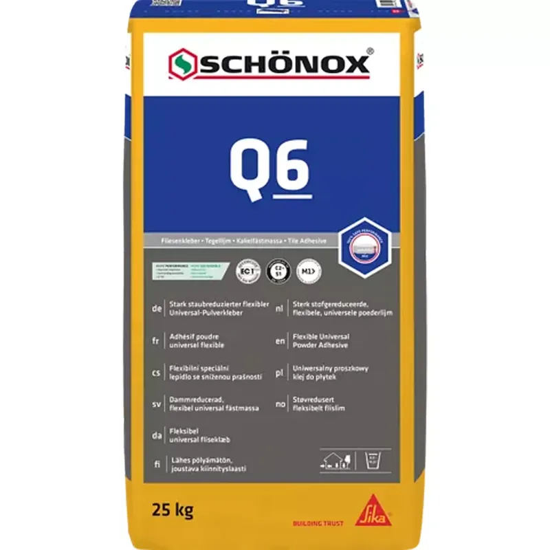 Azonnal elérhető Csemperagasztó Schönox Q6 - univerzális fal- és padlóragasztó (25 kg)