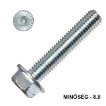 Biztonságos fizetés HLF CSAVAR ALÁTÉTES M6*10 DIN 6921-8.8 HG. FOGAZOTT TM IMPORT