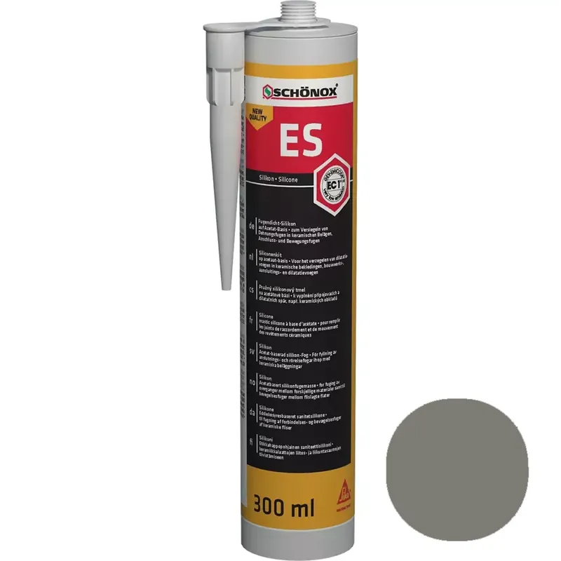 Schönox ES szürke hézagtömítő szilikon (300 ml) Kihagyhatatlan ajánlat