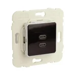 21382 dupla töltő aljzat (2x USB-C) Ajánlat