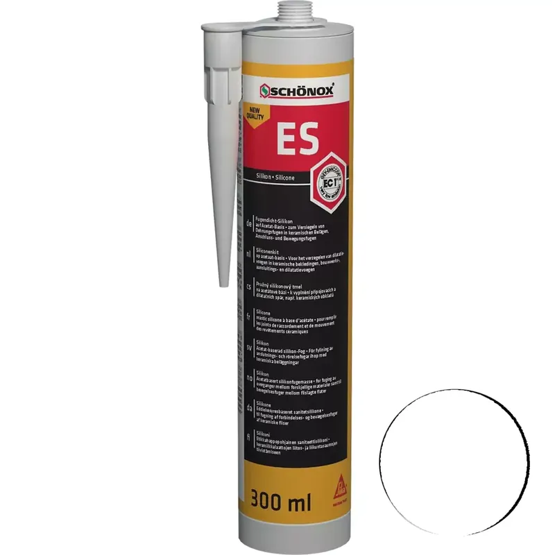 Schönox ES fehér fugatömítő szilikon (300 ml) Biztonságos fizetés