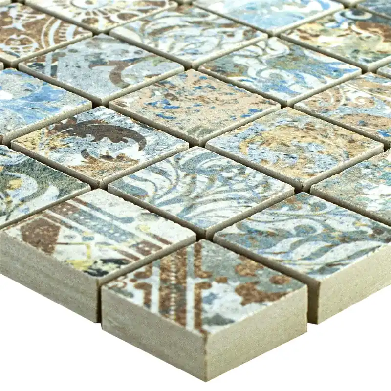 Kerámia Mozaik Csempék Patchwork Sokszínű 25x25mm Bestseller