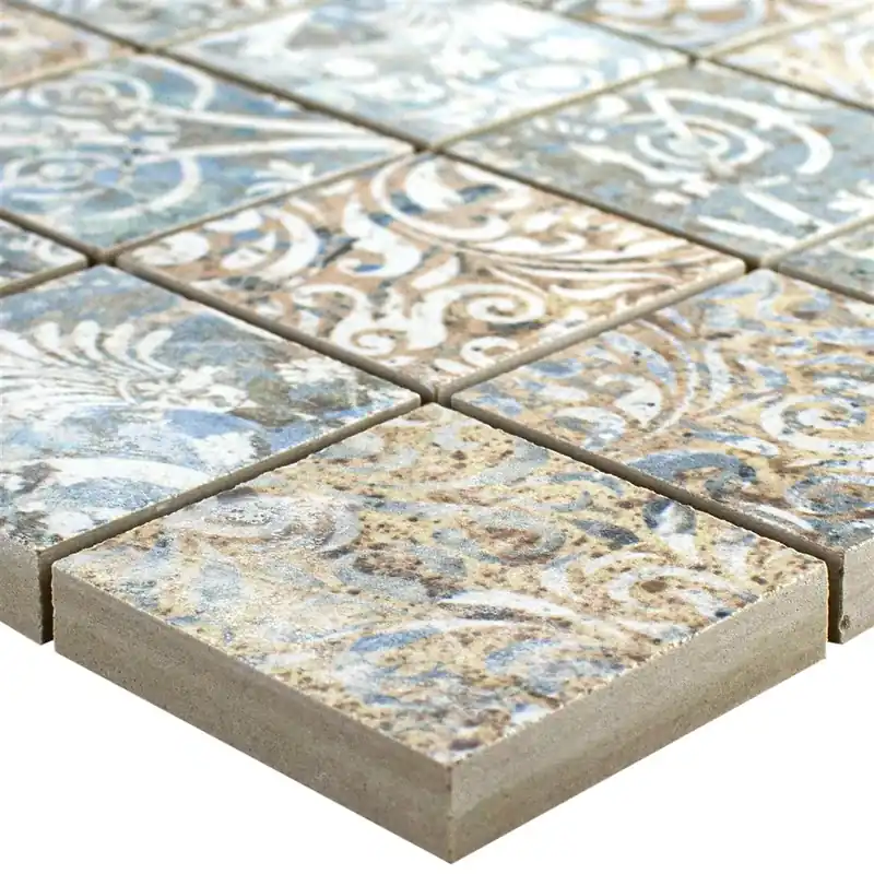 Kedvezményes ár Kerámia Mozaik Csempék Patchwork Sokszínű 47x47mm