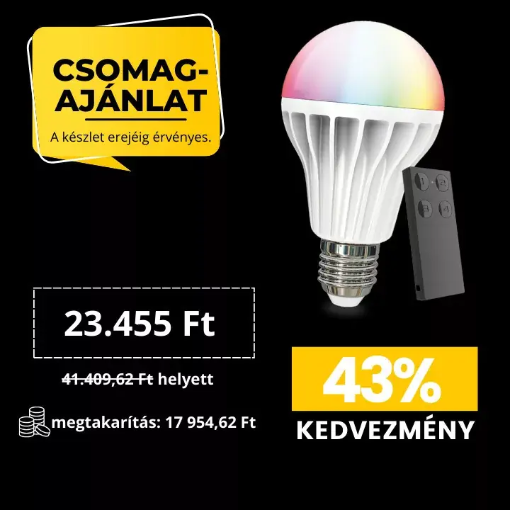 RF Fényforrás szett (RF-RGB-550-LED + RF KEY-40/B) Olcsó