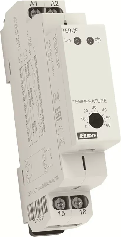 TER-3F - Termosztát, 0.. +60 C, fix hiszterézis Utolsó esély
