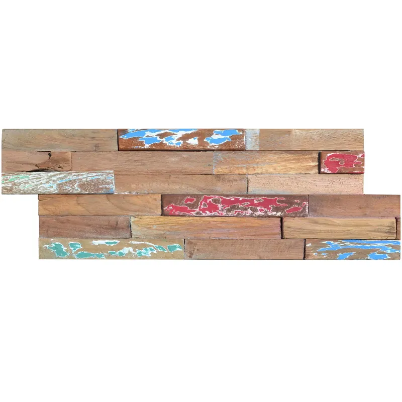 Szezonális akció Falra Néző Fa Borítású Luxemburg Painted 15x60cm