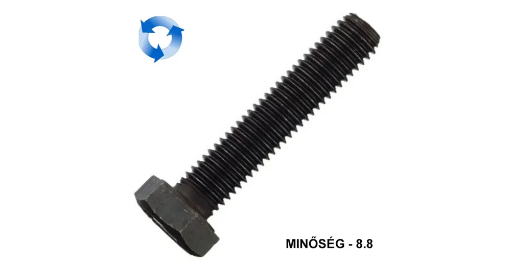 Expressz szállítás HLF CSAVAR BALOS M8*25 DIN 933-8.8 NAT. TM EGYEDI LH IMPORT