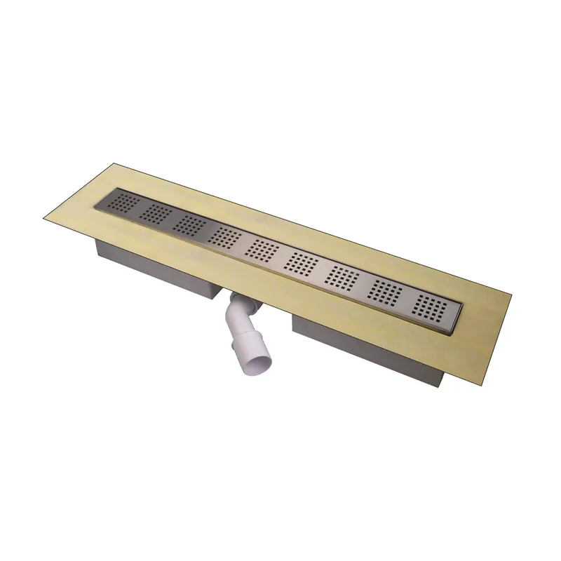 Expressz szállítás Zuhanyfolyóka Pro komplett készlet takaró ráccsal (perforációk) 600 mm