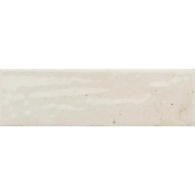 Fali Csempe Arosa Csillogó Hullámos Fehér 6x25cm Legkelendőbb