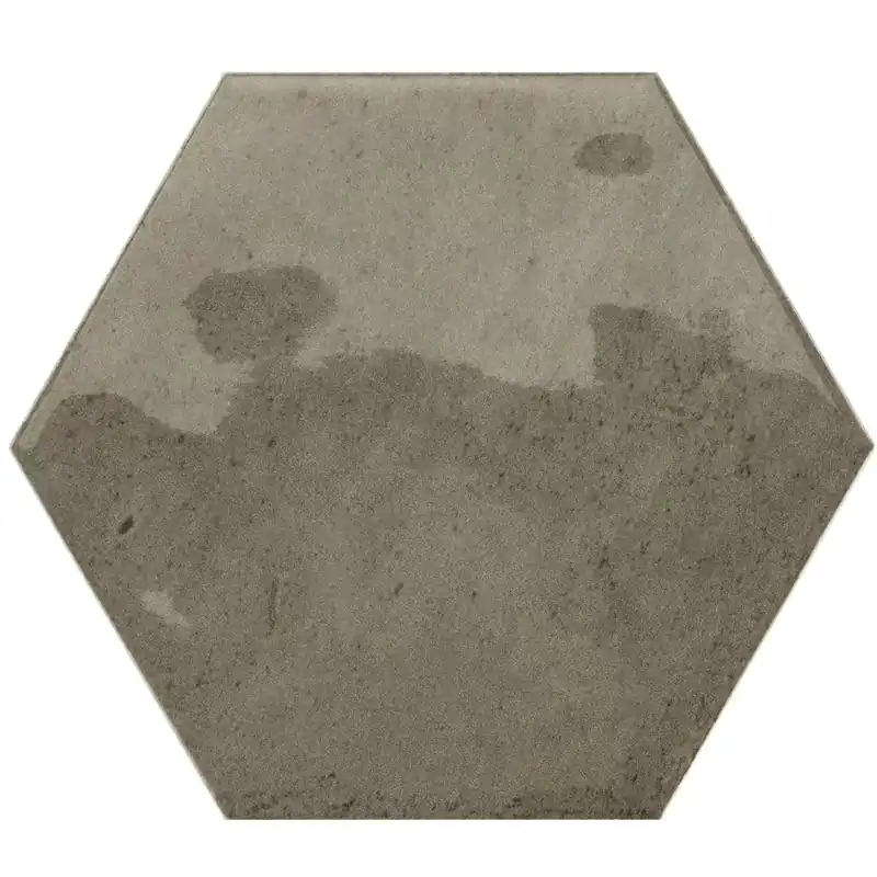 Fali Csempe Arosa Csillogó Hullámos Hatszög Barna 17,3x15cm Kedvezmény