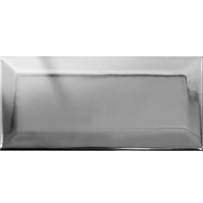 Metro Fali Csempe Heliopolis Fazetta Kizárólagos Ezüst 7,5x15cm Alacsony ár