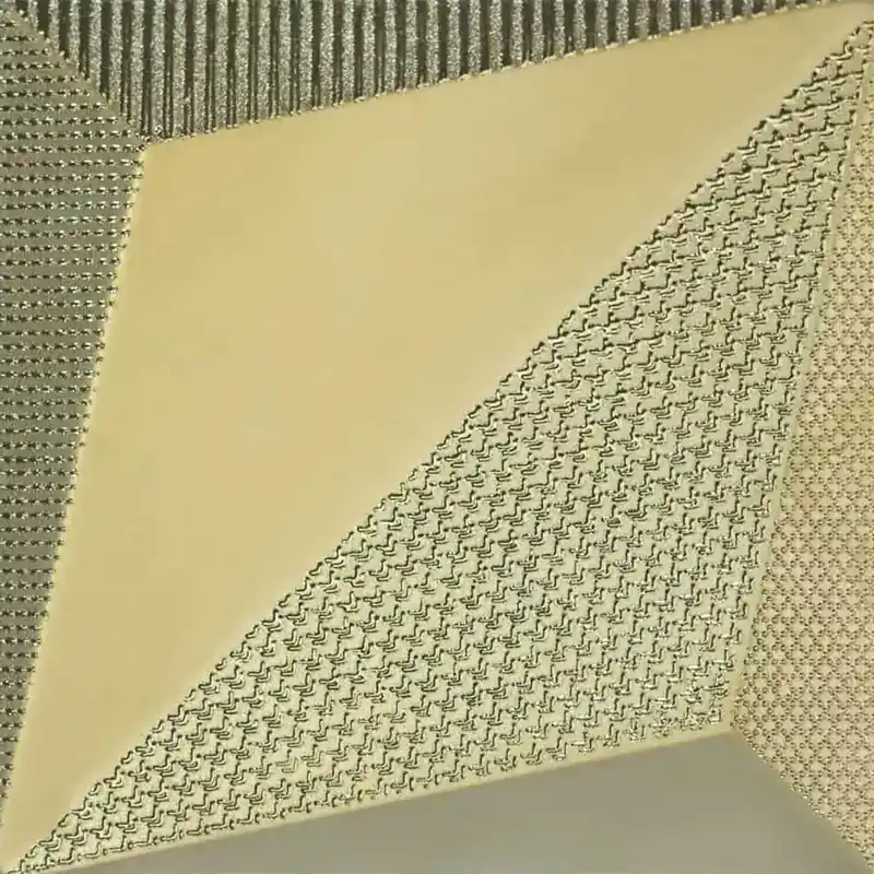 Prémium Fali Csempe Skyline 3D Origami Kizárólagos Strukturált Arany
