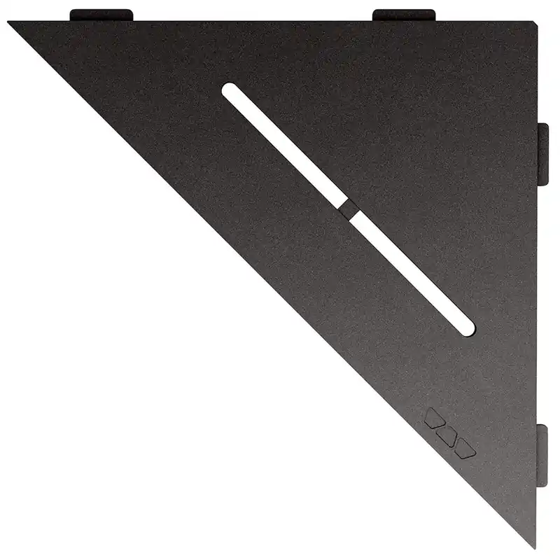 Expressz kézbesítés Zuhanypolc fali polc Schlüter háromszög 21x21cm tiszta sötét antracit