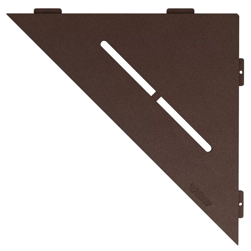 Expressz szállítás Zuhanypolc fali polc Schlüter háromszög 21x21cm tiszta bronz