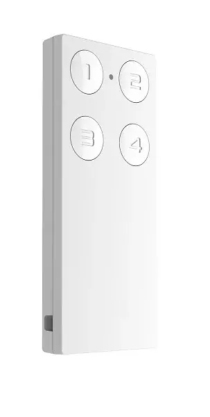 RF KEY-40/W hordozható vezérlő-fehér Exkluzív ajánlat