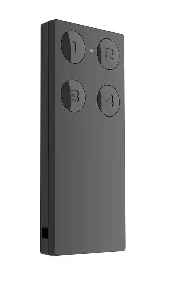 Kedvezmény RF KEY-40/B hordozható vezérlő-fekete