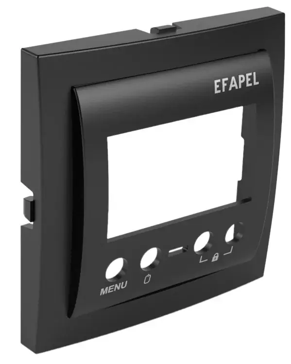Outlet 90748_TPM Termosztát fedlap, fekete