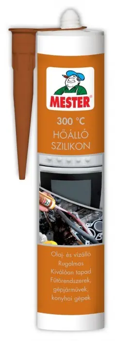 Biztonságos fizetés Mester hőálló tömítő vörös 310ml