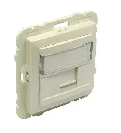 90441_SPE Szimpla RJ45 keretszerelvény, gyöngyház színű Legnépszerűbb