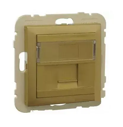 90441_SDU Szimpla RJ45 keretszerelvény, arany színű Ajánlat