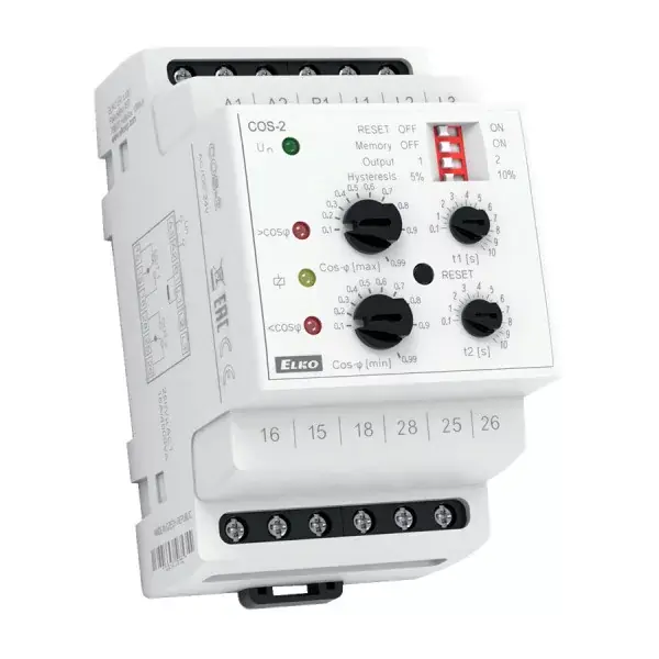 COS-2/24V - Teljesítménytényező figyelő relé Árcsökkenés