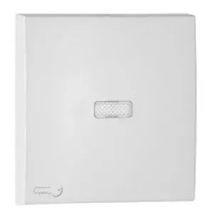 Outlet 90794_TBR Egyes billentyű jelzőfényes kulcs jellel fehér