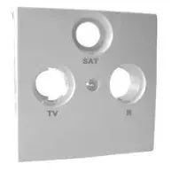 Exkluzív ajánlat 90684_TPE Fedlap R-TV-SAT csatlakozóhoz, gyöngyház
