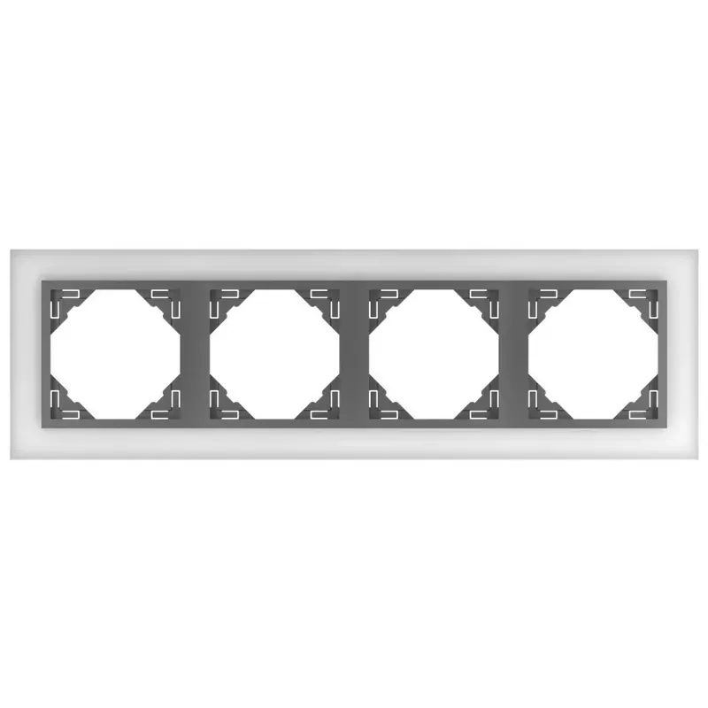 Alacsony ár 90940_TCS Crystal Négyes keret, kristály/szürke