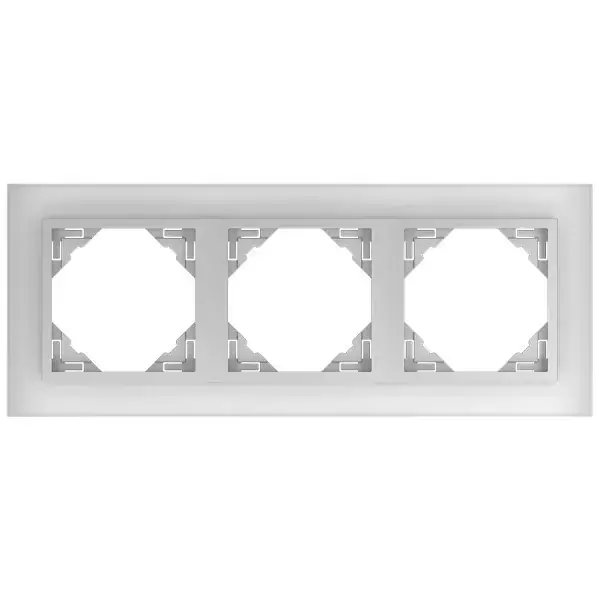 90930_TCA Crystal Hármas keret, kristály/alumínium Kihagyhatatlan ajánlat