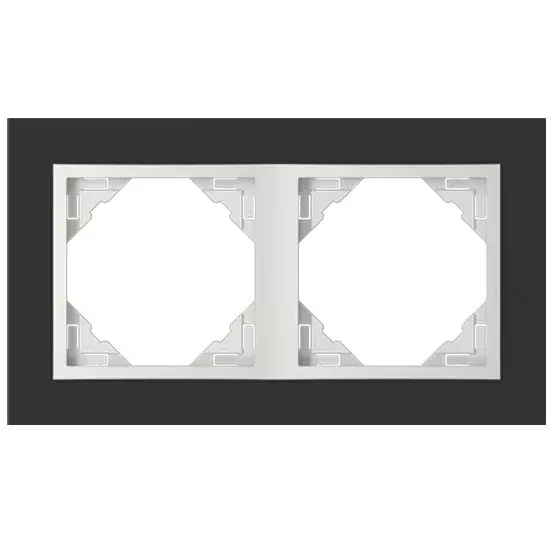 90920_TEG Crystal Kettes keret, fekete kristály/jég Gyors kiszállítás