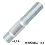ÁSZOKCSAVAR M6*20 1.25d DIN 939-8.8 HORG. IMPORT Legjobb ár