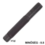 ÁSZOKCSAVAR M8*20 1d DIN 938-8.8 NAT. IMPORT Korlátozott ajánlat