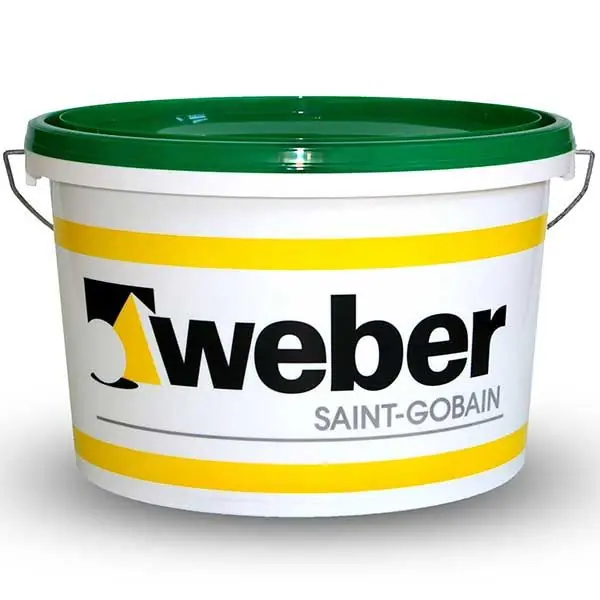 Újdonság Weber pas MOZAIK lábazati vakolat finomszemcsés 20kg (4m2)