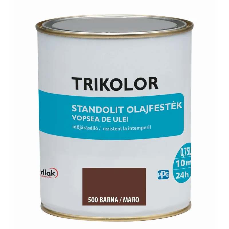 Olajfesték sötétbarna Ral 8011 0,75l Akciós ár