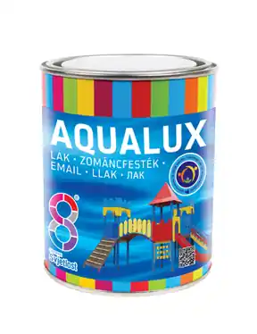 Aqualux selyemfényű zománcfesték L413 fekete 0,75l Szezonális akció
