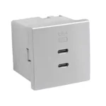 45382_SAL dupla USB töltő (2x USB-C), alumínium Akciós ár