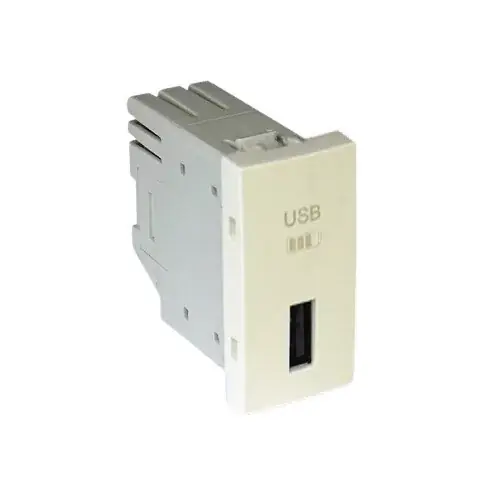 Különleges ajánlat 45383_SPE USB-A töltő, gyöngyház - 1 modul