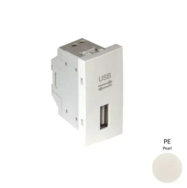 45437_SPE USB-A adatkommunikációs aljzat, gyöngyház - 1 modul Kedvezményes ár
