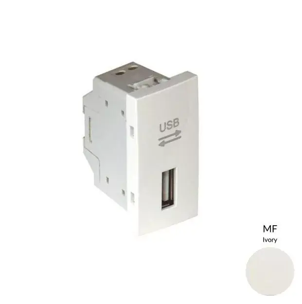 Legjobb ár 45437_SMF USB-A adatkommunikációs aljzat, elefántcsont - 1 modul