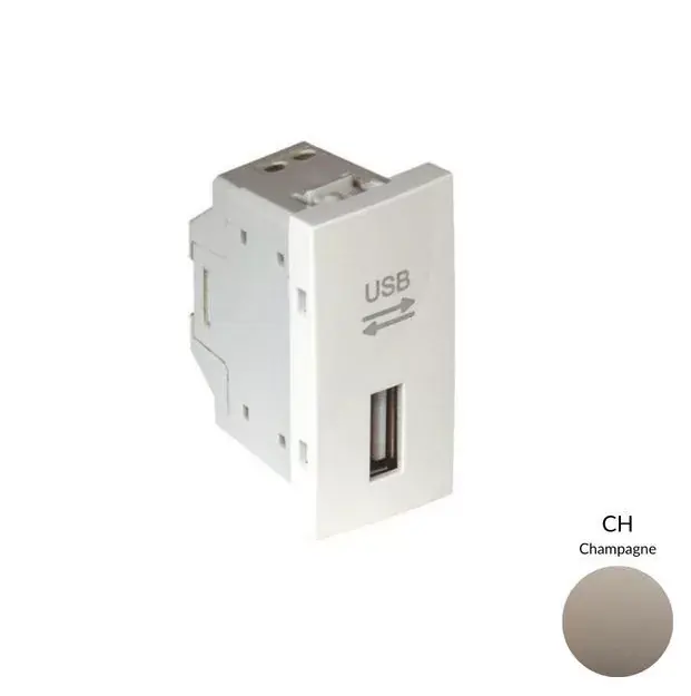 Utolsó esély 45437_SCH USB-A adatkommunikációs aljzat, pezsgő - 1 modul