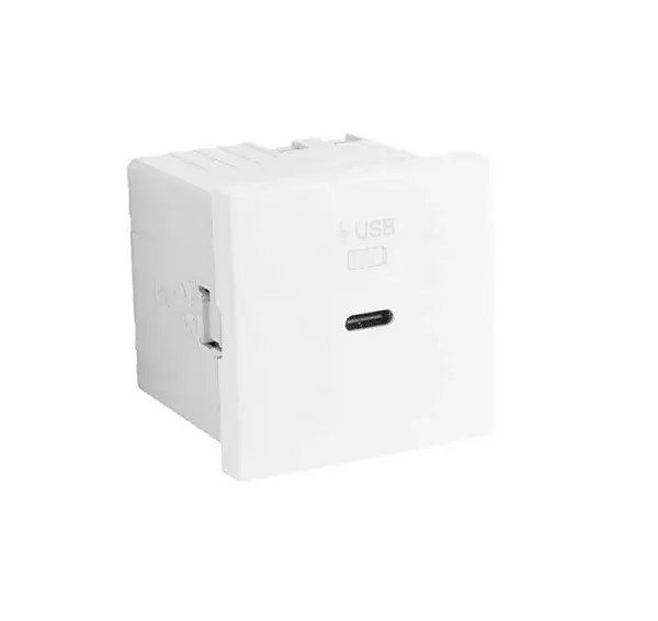 45398_SBM USB-C gyorstöltő aljzat (30W), matt fehér Prémium