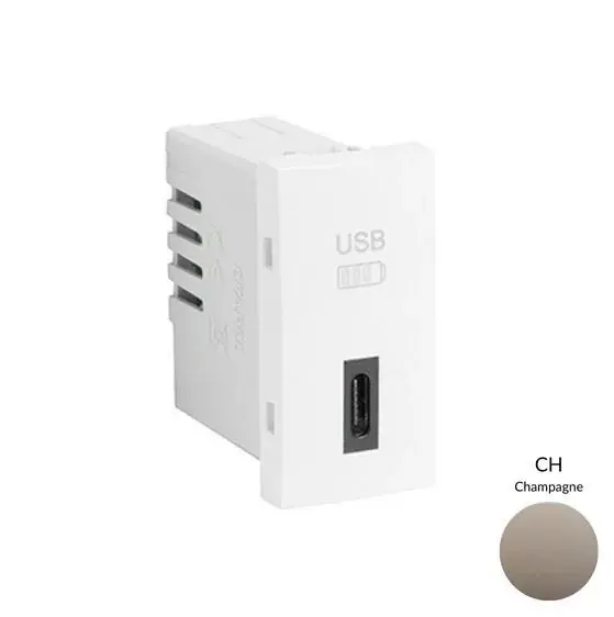 Kiárusítás 45387_SCH USB-C töltő, pezsgő - 1 modul