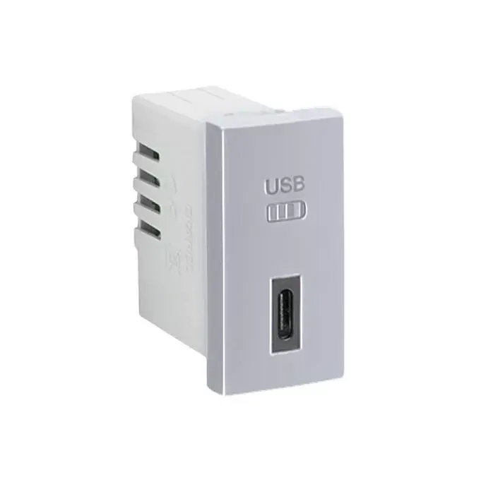 45387_SAL USB-C töltő, alumínium - 1 modul Rendeld meg most