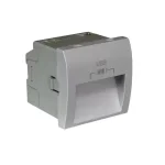 45384_SAL dupla USB töltő (2x USB-A), 20°-os kimenet, alumínium Legnépszerűbb